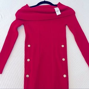 NY&Co Red Cowlneck sweater